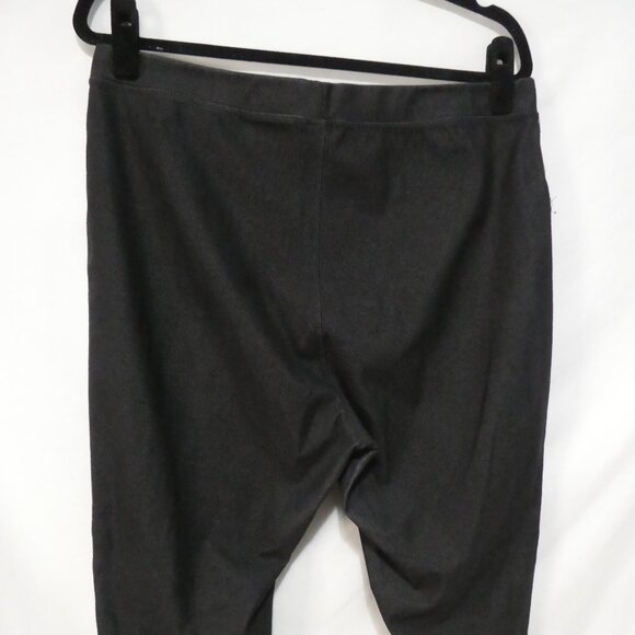 KATE & LEO | size X | Charcoal Denim Joggers | Faux Pockets - Picture 13 of 16